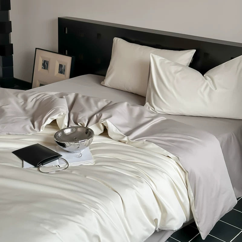 Four-Piece & Double-Piece Satin Quilt Cover