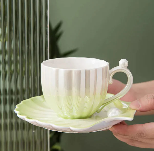 Shellfish Mini Mug & Saucer Set