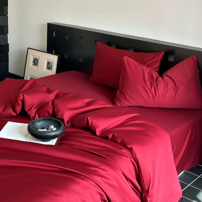 Four-Piece & Double-Piece Satin Quilt Cover