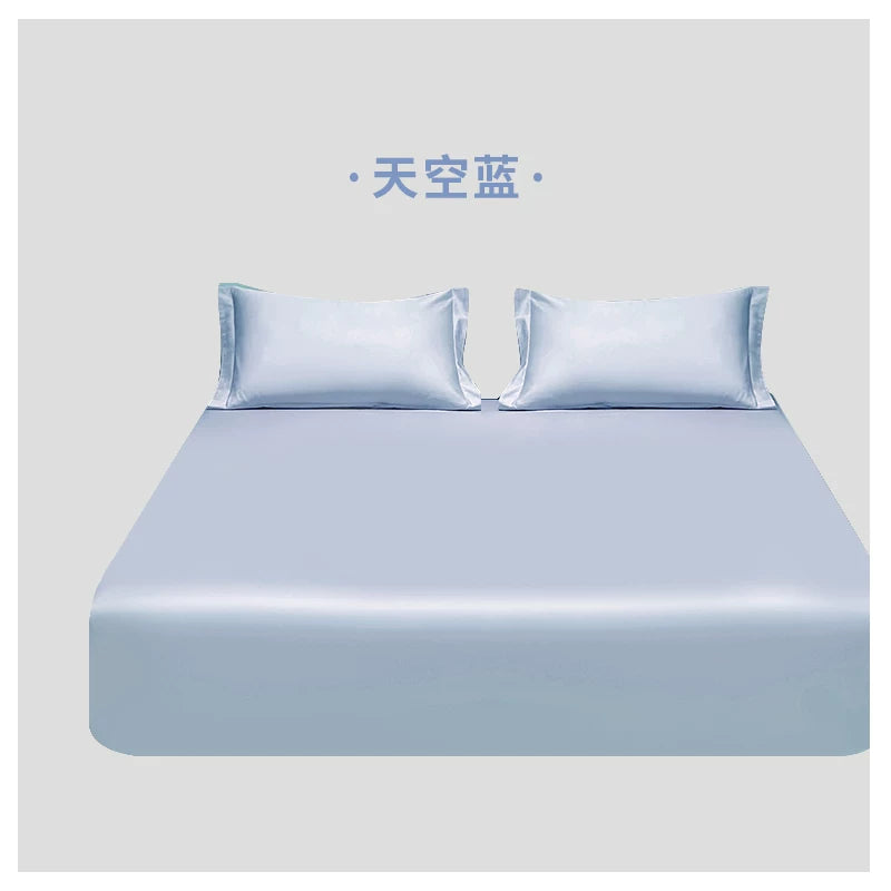 Satin Color Fitted Sheet