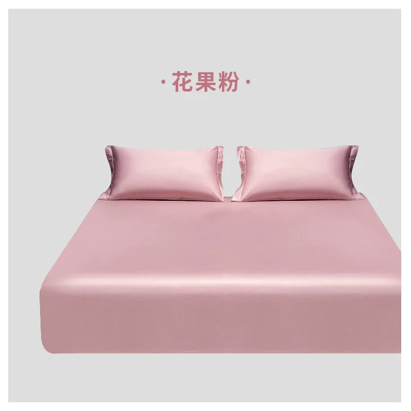 Satin Color Fitted Sheet