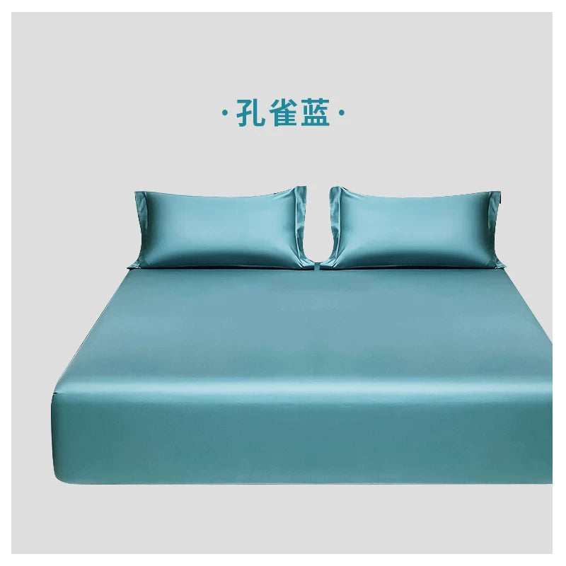 Satin Color Fitted Sheet