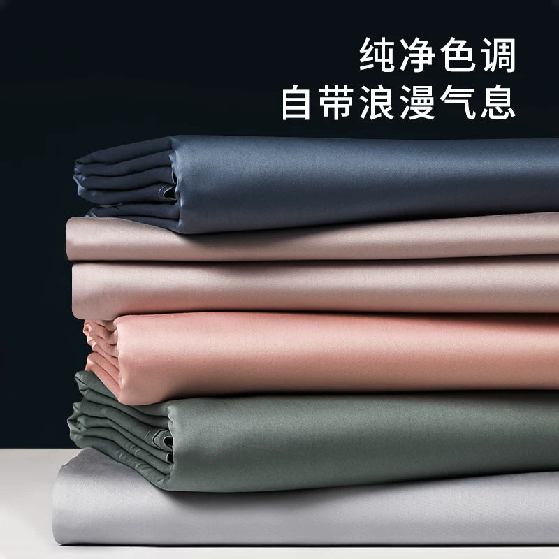 Satin Color Fitted Sheet