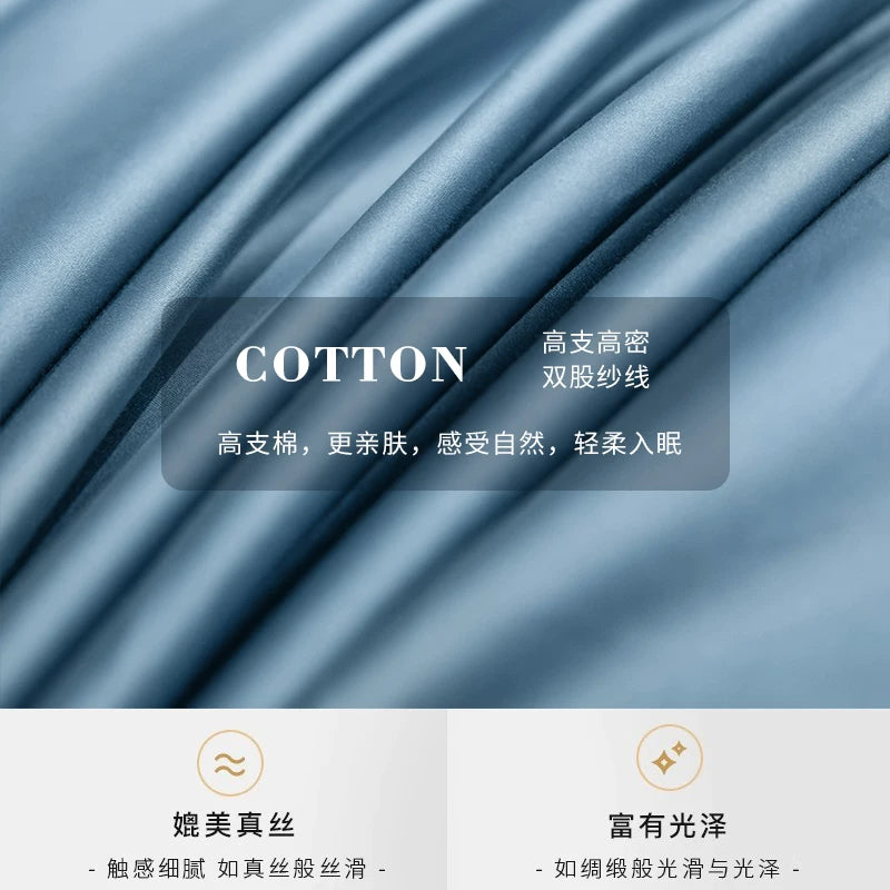 Satin Color Fitted Sheet