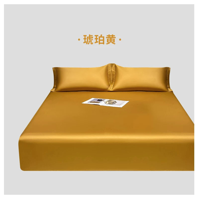 Satin Color Fitted Sheet