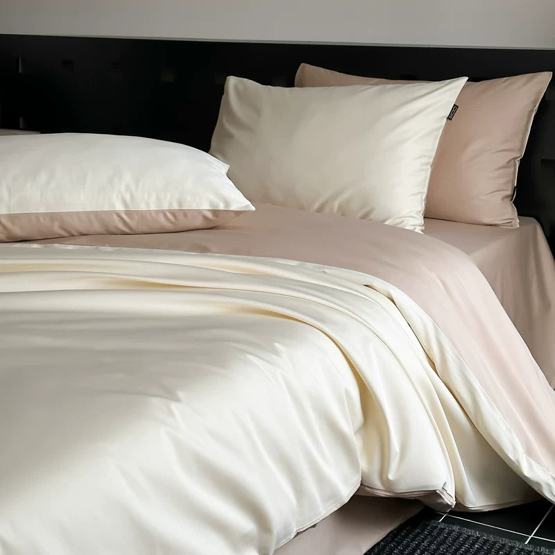 Four-Piece & Double-Piece Satin Quilt Cover