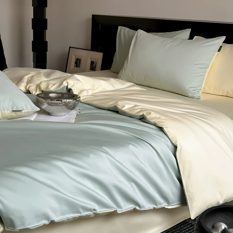 Four-Piece & Double-Piece Satin Quilt Cover