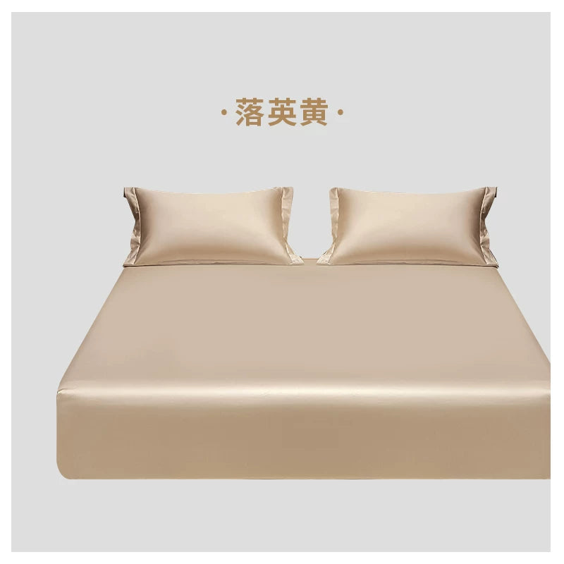 Satin Color Fitted Sheet