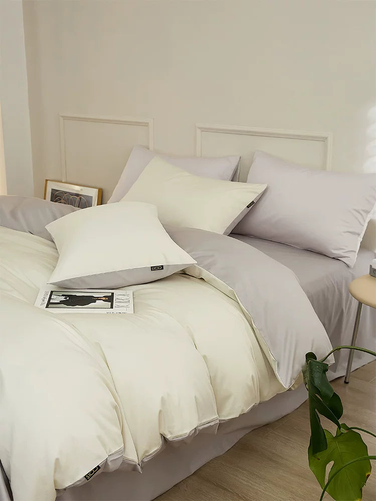 Four-Piece & Double-Piece Satin Quilt Cover