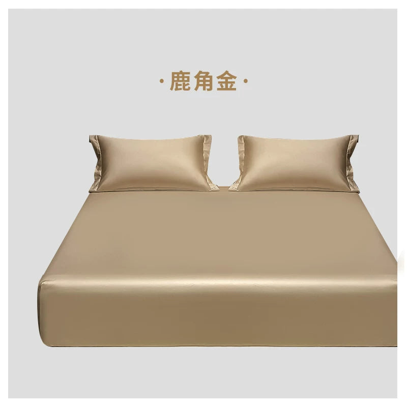 Satin Color Fitted Sheet