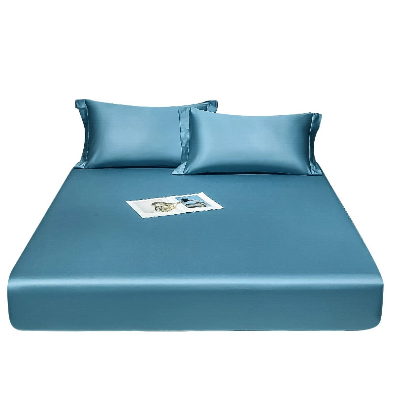 Satin Color Fitted Sheet