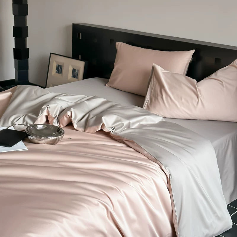 Four-Piece & Double-Piece Satin Quilt Cover