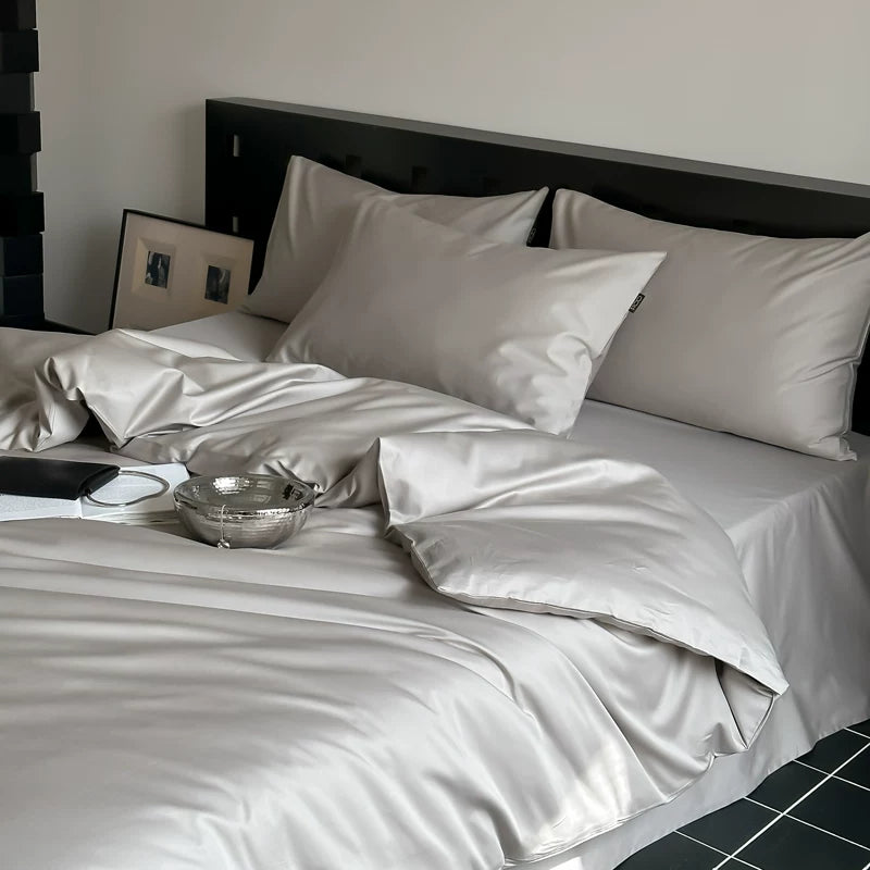 Four-Piece & Double-Piece Satin Quilt Cover