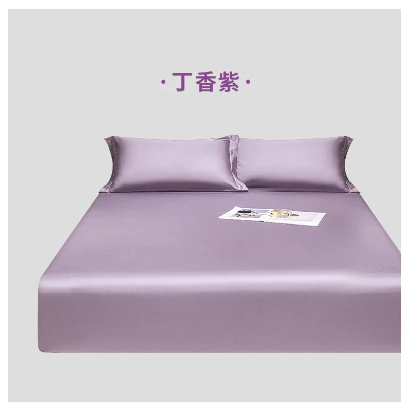 Satin Color Fitted Sheet