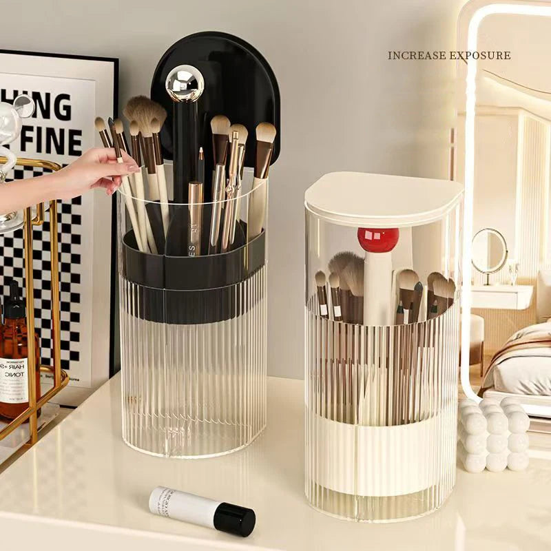 Transparent Makeup Brush Holder