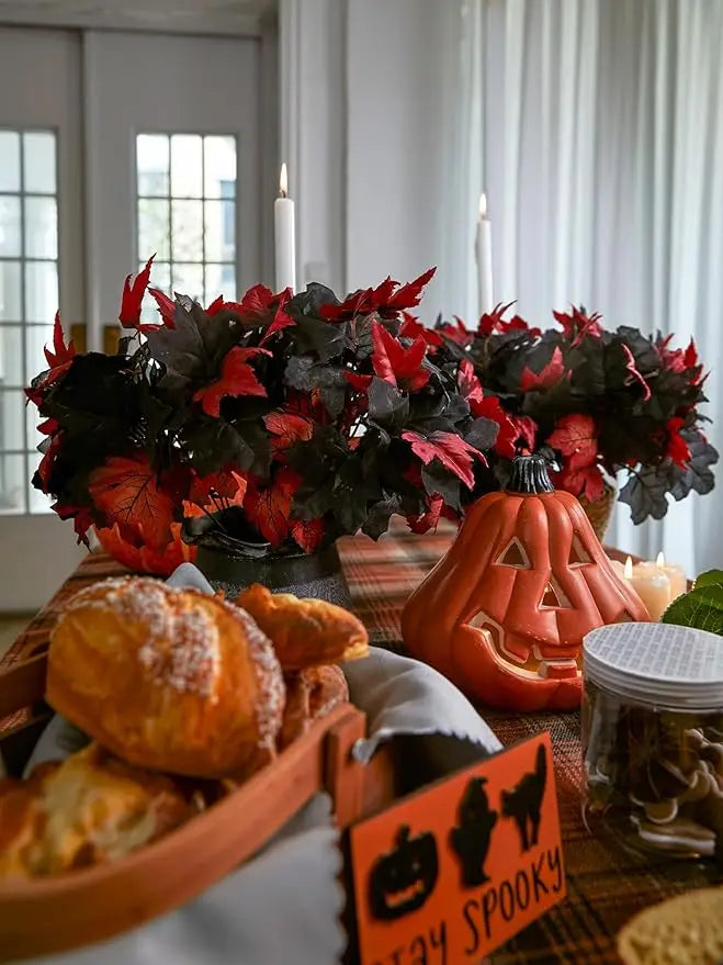 35cm Autumn Artificial Maple Leaves