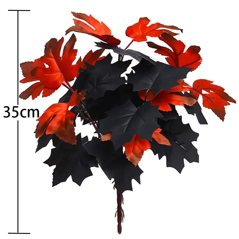 35cm Autumn Artificial Maple Leaves