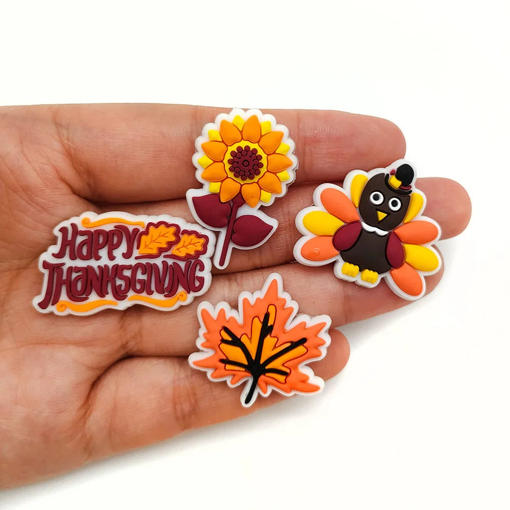 Thanksgiving/Autumn Shoe Charms