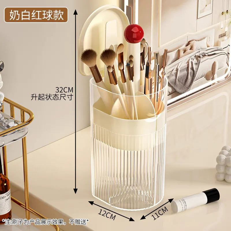 Transparent Makeup Brush Holder