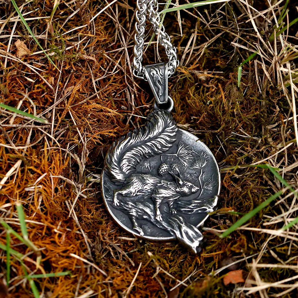 Squirrel Pendant Necklace