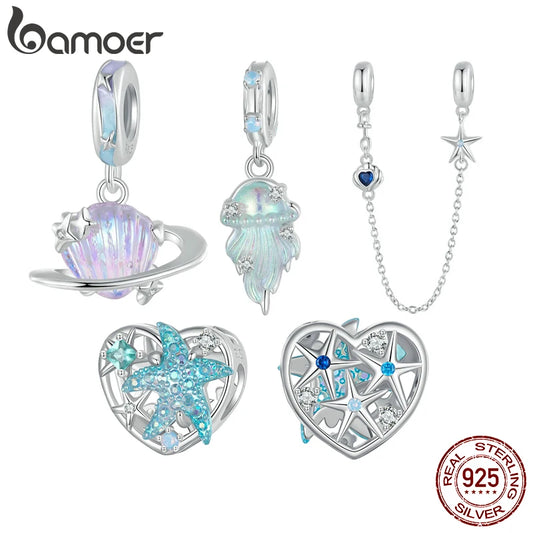 Sterling Silver Ocean Series Charms Beads