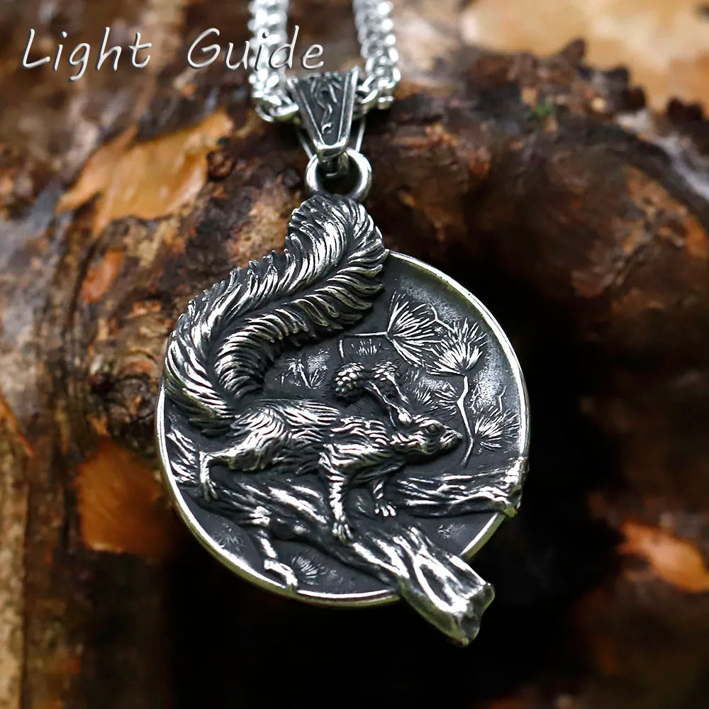 Squirrel Pendant Necklace