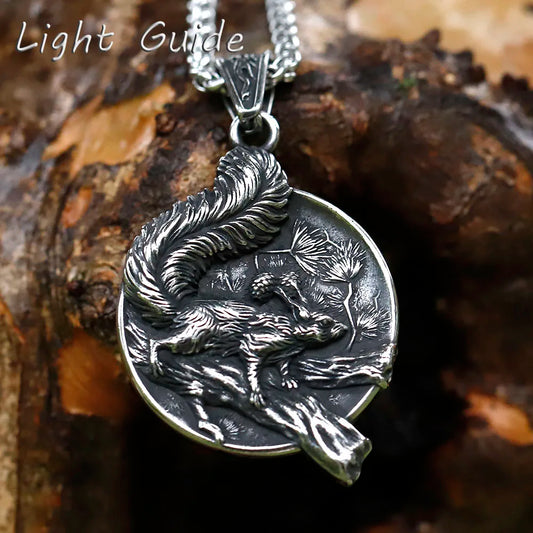 Squirrel Pendant Necklace
