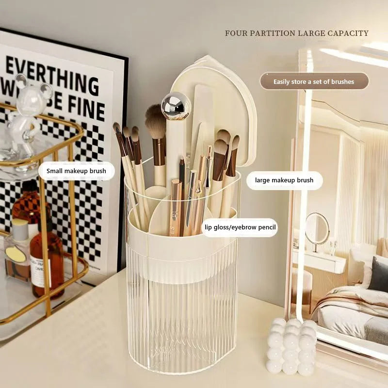 Transparent Makeup Brush Holder