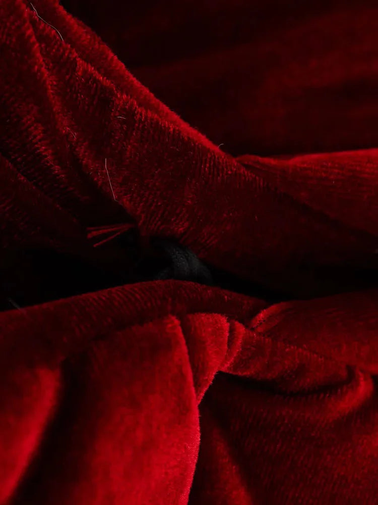 Autumn/Winter Burgundy Coat