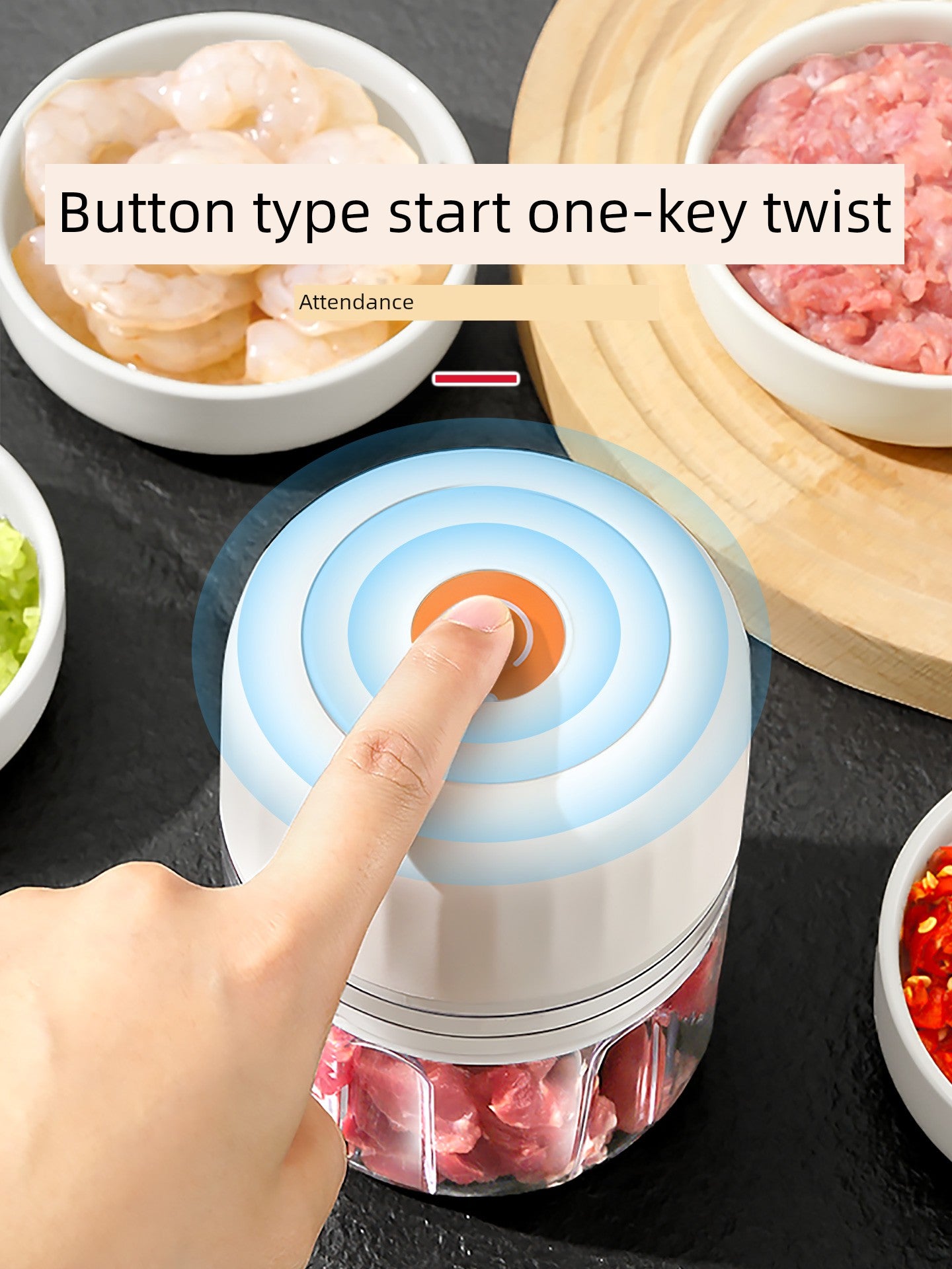 Grinder Electric Garlic Press