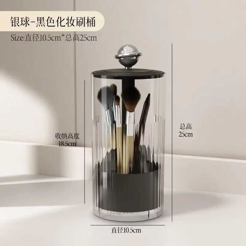Transparent Makeup Brush Holder