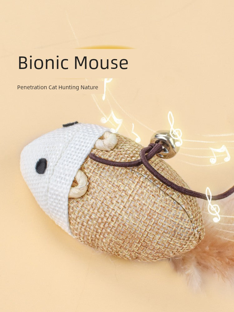 Little Mouse with Bell Bite Cat Toy