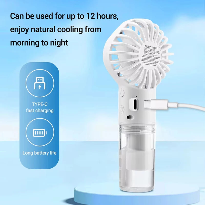 Handheld Mist Portable Fan