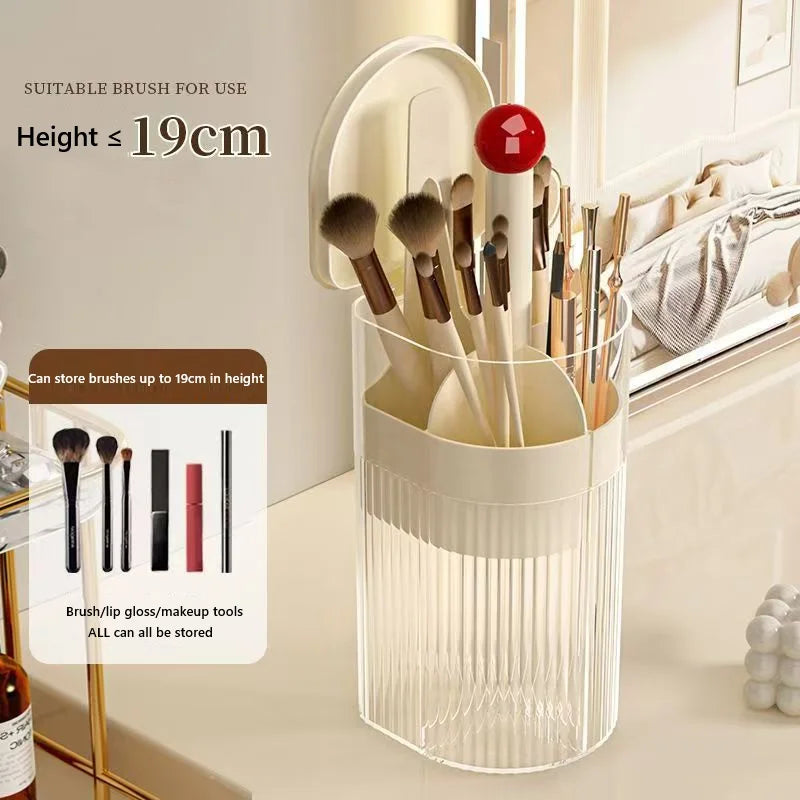 Transparent Makeup Brush Holder