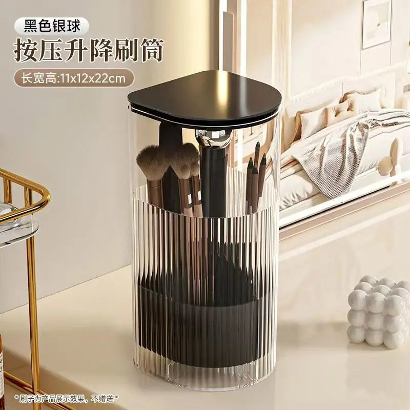 Transparent Makeup Brush Holder