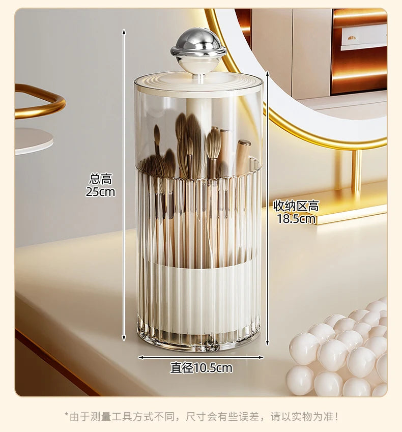 Transparent Makeup Brush Holder