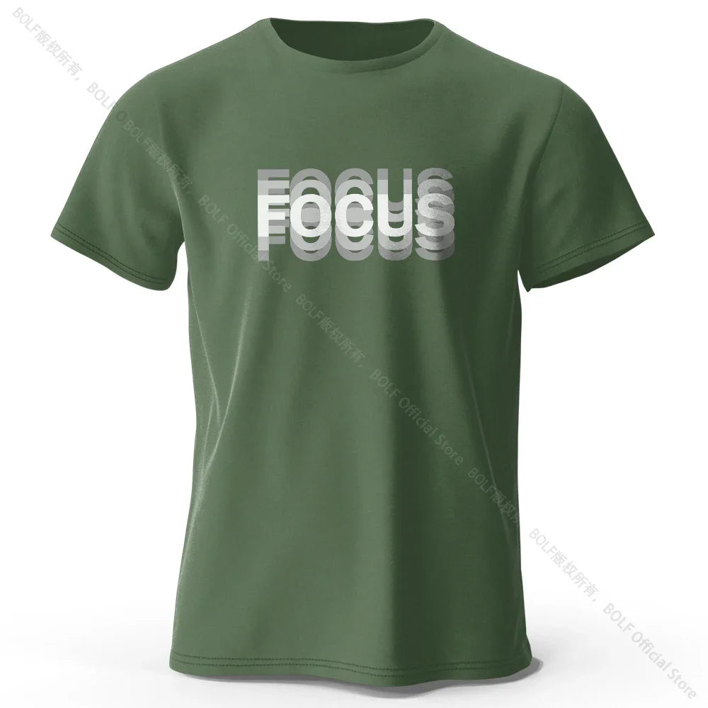 Focus Cotton T-Shirt