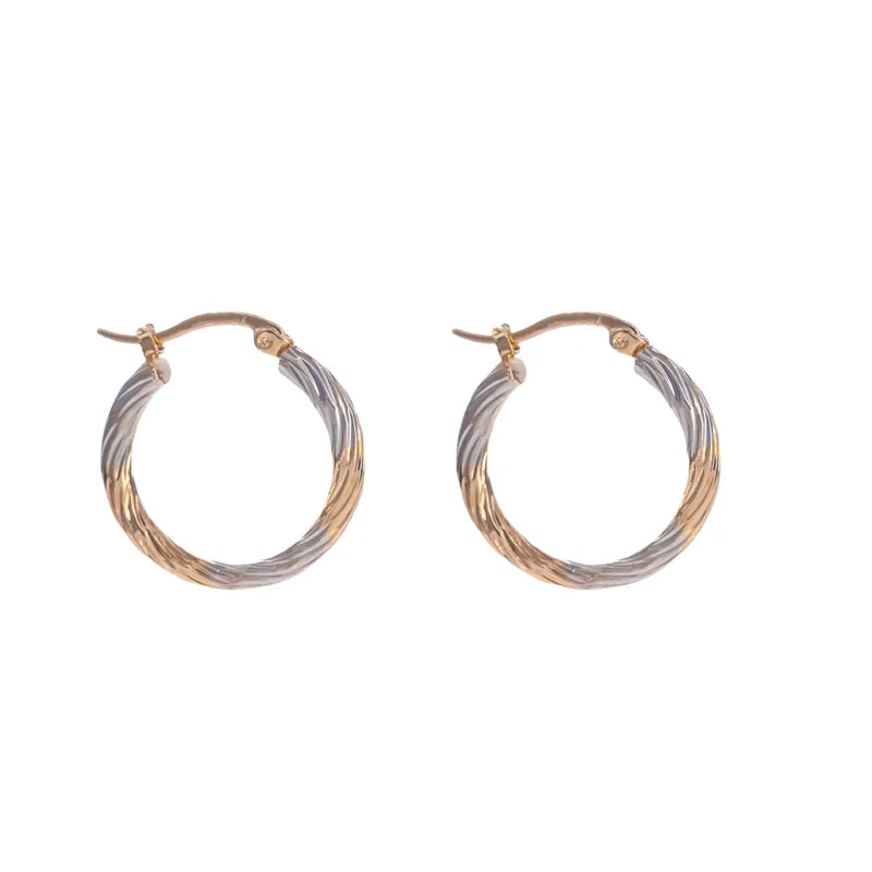 Golden Hoop Earrings